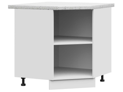 Корпус углового кухонного шкафа нижнего 850 (белый) Корпус углового кухонного шкафа нижнего 850 (белый)