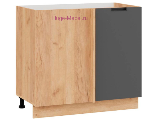 Шкаф кухонный угловой нижний 1000 Сахара (вулкан) корпус крафт