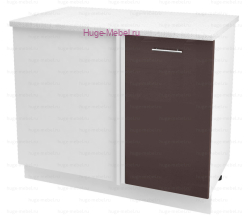 Шкаф кухонный угловой нижний 1000 Ксения (шоколад)