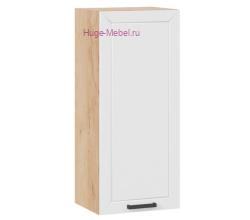 Кухонный шкаф верхний высокий 400 Альфа (белый) корпус крафт