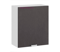 Кухонный шкаф верхний навесной 600 Бетон Ф105 (бетон чёрный)