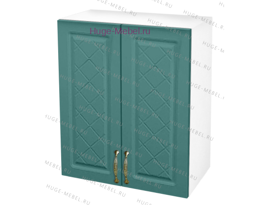 Кухонный шкаф верхний навесной 600 Модена (дуб бирюза)