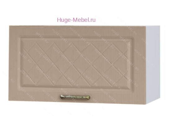 Горизонтальный кухонный шкаф верхний 600 Модена (дуб кофе)