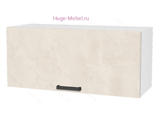 Антресольный кухонный шкаф верхний 800 Пасаденна (шелковый камень)