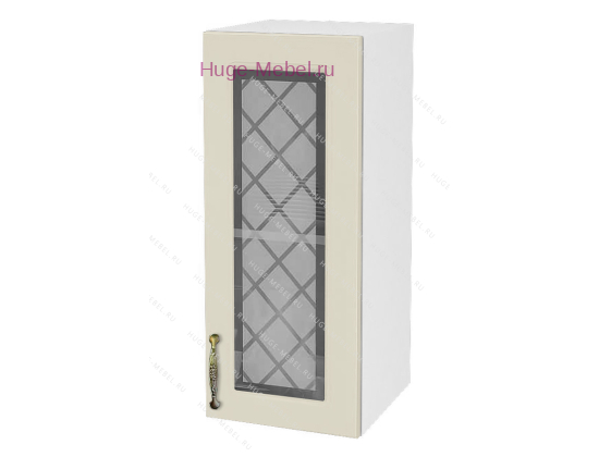 Кухонный шкаф верхний со стеклом 300 Модена (дуб ваниль)