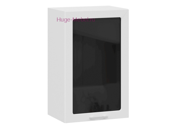 Кухонный шкаф верхний со стеклом 450 Катрин (софт вайт)