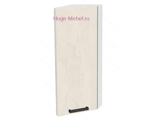 Торцевой шкаф кухонный верхний подвесной 300 Пасаденна (шелковый камень)