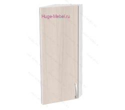 Торцевой шкаф кухонный верхний подвесной 300 Дина (шимо светлый)