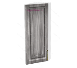 Торцевой шкаф кухонный верхний подвесной 300 Юлия (сандал серый)