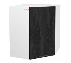 Угловой кухонный шкаф верхний 550 Пасаденна (угольный камень)