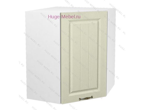Угловой кухонный шкаф верхний 600 Мария (крем)