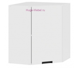 Угловой кухонный шкаф верхний 550 Сахара (белый)