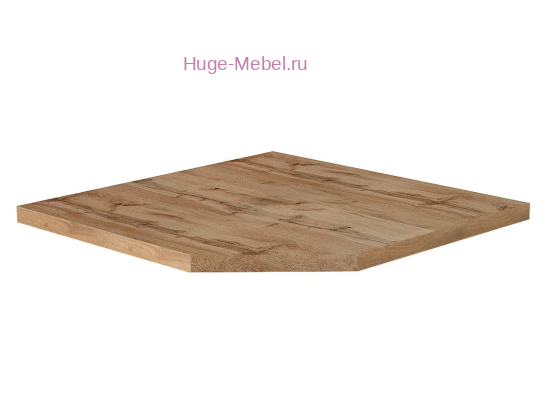 Столешница угловая 850 мм дуб Вотан