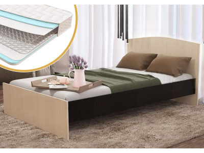 Кровать с матрасом Ненси эконом 120х200 Кровать с матрасом Ненси эконом 120х200