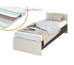 Кровать с матрасом 80х200 Бася эконом