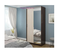 Шкаф-купе "Альянс 1 Венге/Дуб"