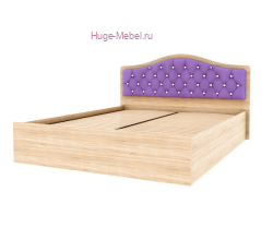Двуспальная кровать с подъемным механизмом "Дели сирень"