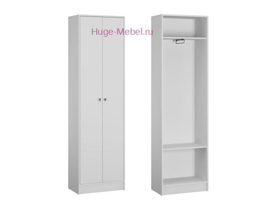 Шкаф платяной "Ямайка ЯПШ-1 белый"