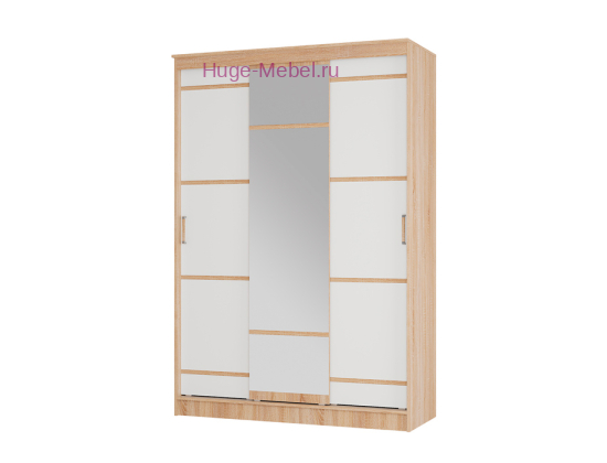 Шкаф-купе "Сакура 150 см" белый