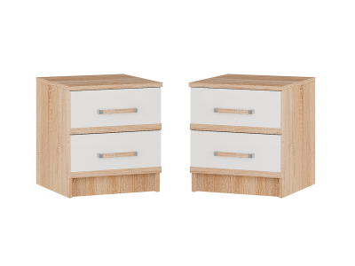 2 прикроватные тумбы Сакура белые 2 прикроватные тумбы Сакура белые