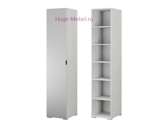 Пенал с зеркалом "Теана" анкор светлый