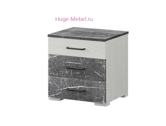 Прикроватная тумба "Теана" мрамор дарк