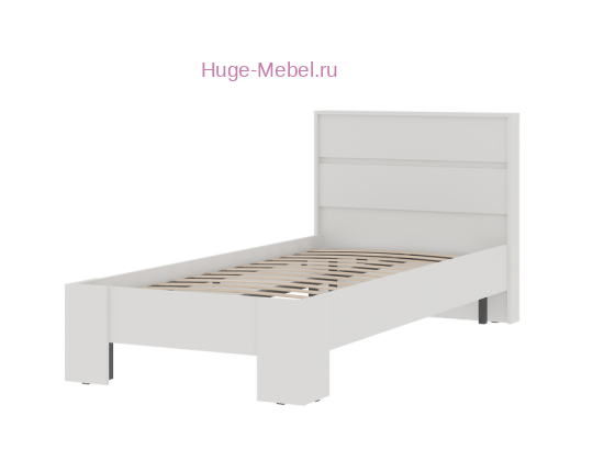 Кровать односпальная "Хелен КР 01" белая