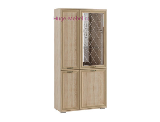 Шкаф с витриной "Ливорно ЛШ-6" сонома