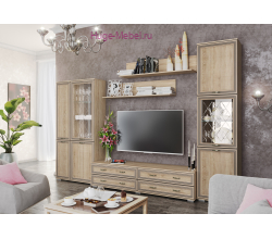 Стенка для гостиной "Ливорно К2" сонома