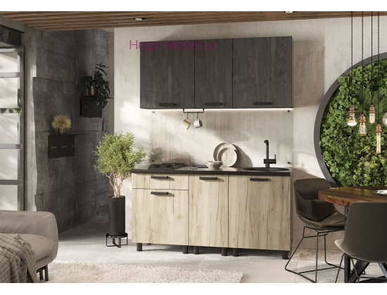 Готовая кухня "Эдинбург" 1.6 метра