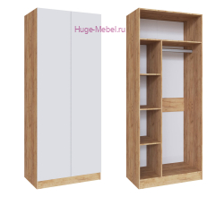 Шкаф универсальный "Руэлла" белый +дуб крафт