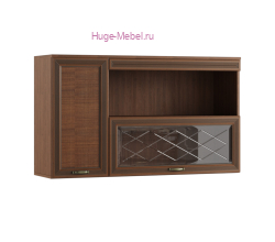 Навесная полка "Ливорно ЛН-4" орех