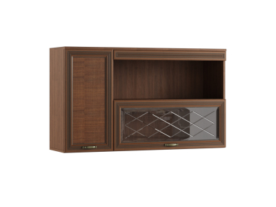 Навесная полка "Ливорно ЛН-4" орех