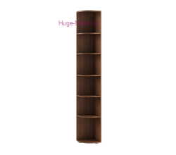 Угловой стеллаж "Ливорно ЛШ-10" орех