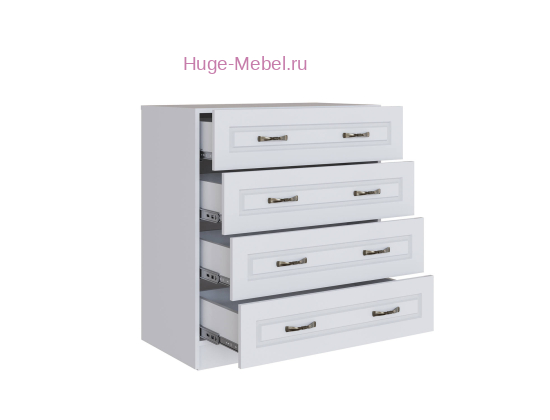 Спальня Апполия Комод с 4 ящиками (фасад)