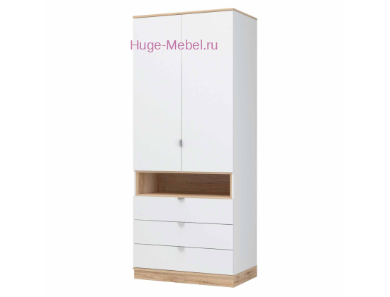 Шкаф 2х створчатый с ящиками "Юкки" 900