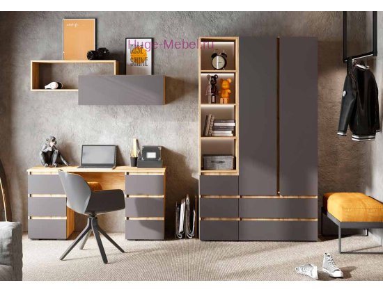 Стенка детская "Хелен" графит