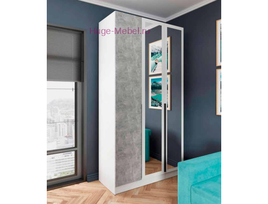 Шкаф "Мадрид" 1,2 м с зеркалом ателье