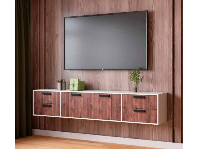 Тумба ТВ 2.2 метра "Парус-12 дуб палермо"