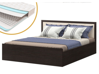 Кровать с матрасом Фиеста эконом 140х200