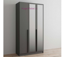 Шкаф "Мадрид" 1,2 м с зеркалом графит