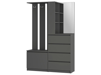 Прихожая "Симпл ПР-04" графит Прихожая "Симпл ПР-04" графит