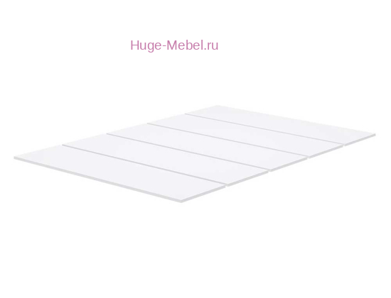 Настил (латы) ЛДСП 140х200 белый БТС
