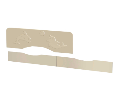 Комплект фасадов кровати КР-812 ваниль Комплект фасадов кровати КР-812 ваниль