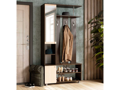 Прихожая "Эконом" венге/дуб молочный