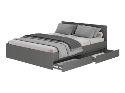 Кровать 140х200 "Симпл" графит Кровать 140х200 "Симпл" графит