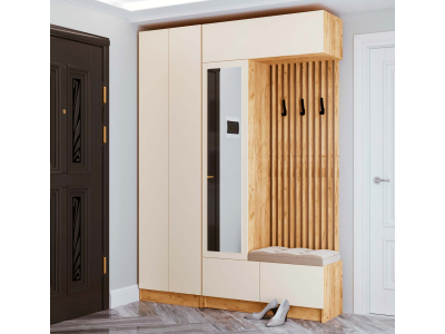 Прихожая "Руэлла" 1.6 метра кашемир