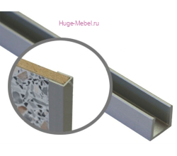 Планка торцевая 4мм к стеновой панели