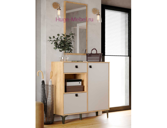 Комод шириной 98 см "Милан" кашемир