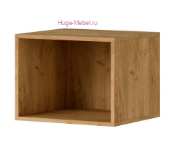 Полка куб "Милан" дуб крафт золото